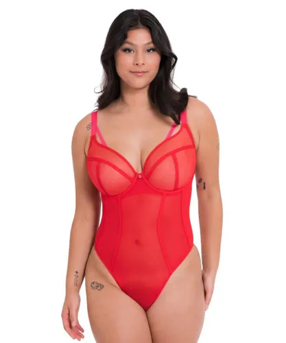 Curvy Kate Womens CK056704 Elementary Plunge Body - Red