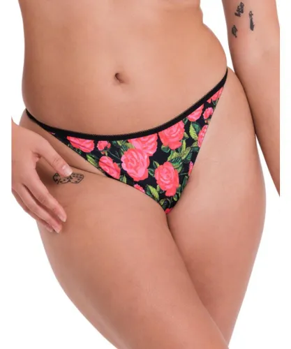 Curvy Kate Womens CK065200 Boost In Bloom Thong - Multicolour Nylon