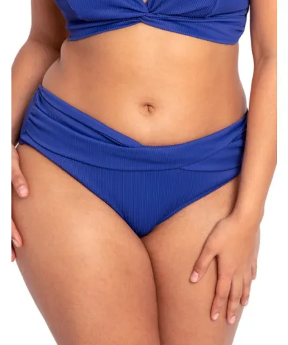 Curvy Kate Womens CS024506 Twist & Shout Bikini Short - Blue