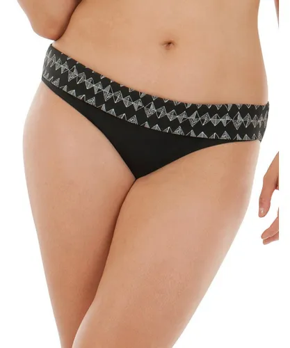 Curvy Kate Womens CS4425 Euphoria Fold Over Bikini Brief - Black