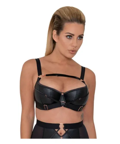Curvy Kate Womens ST008105 Scantilly by Harnessed Half Cup Bra - Black