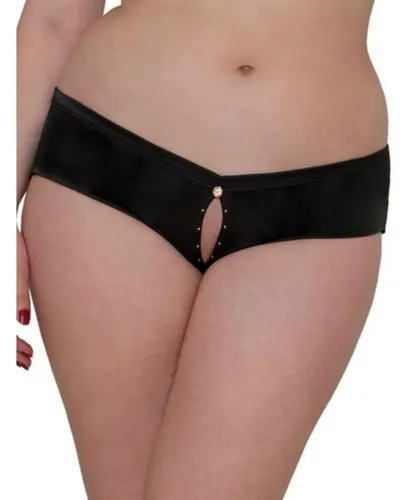 Curvy Kate Womens ST3503 Scantilly By Voodoo Ouvert Brief - Black