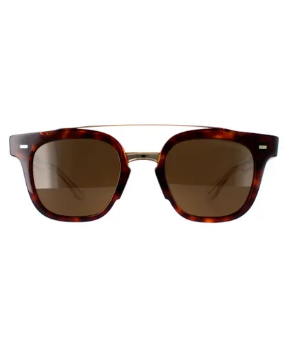 Cutler And Gross Round Mens Gold Tortoiseshell Brown 1297 - One