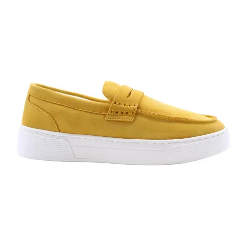 Cycleur de Luxe , Lidewei Mocassin - Stylish and Comfortable Shoes ,Yellow male, Sizes: