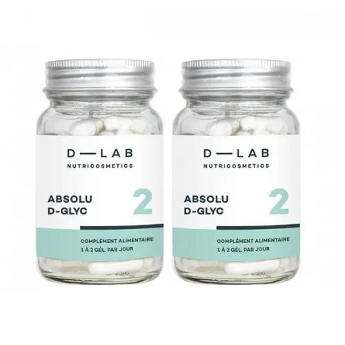 D-LAB Nutricosmetics Absolu D-GLYC Food Supplement Against Skin Aging 2 Months