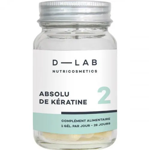 D-LAB Nutricosmetics Absolu De Keratine Pure Keratin Food Supplement 1 Month