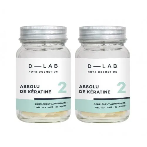 D-LAB Nutricosmetics Absolu De Keratine Pure Keratin Food Supplement 2 Months