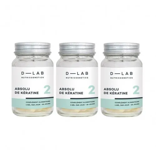 D-LAB Nutricosmetics Absolu De Keratine Pure Keratin Food Supplement 3 Months