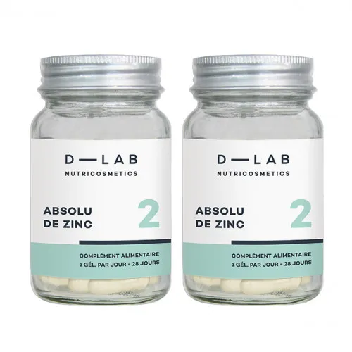 D-LAB Nutricosmetics Absolu de Zinc Food Supplement 2 Months