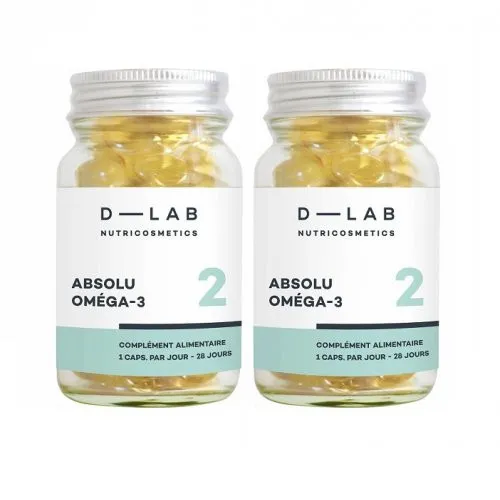 D-LAB Nutricosmetics Absolu Oméga-3 Pure Omega-3 Food Supplement 2 Months