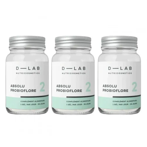 D-LAB Nutricosmetics Absolu Probioflore (Pure Probiotima) Food Supplement 3 Months