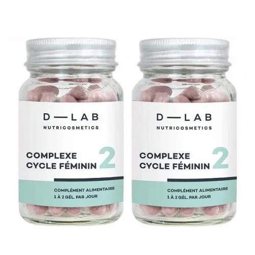 D-LAB Nutricosmetics Complexe Cycle Feminin Hormonal Balance Complex Food Supplement 2 Months