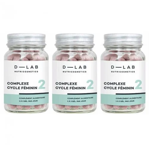 D-LAB Nutricosmetics Complexe Cycle Feminin Hormonal Balance Complex Food Supplement 3 Months