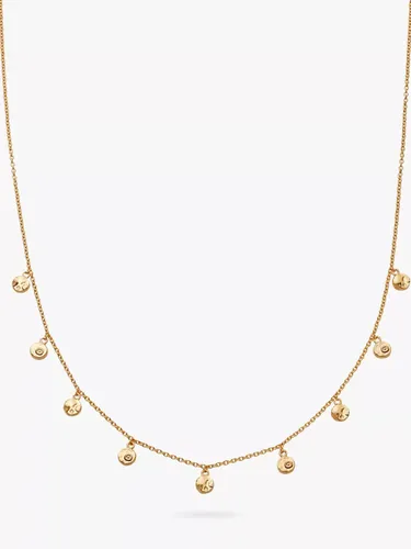 Daisy Tech London Isla Fossil Charm Necklace - Gold - Female