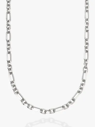Daisy Tech London Magnus Chain Necklace, Silver - Silver - Female