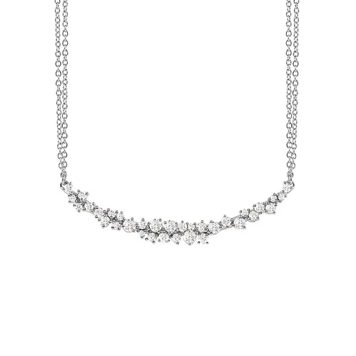 Damiani Mimosa 18ct White Gold 1.00ct Diamond Necklace - Gold