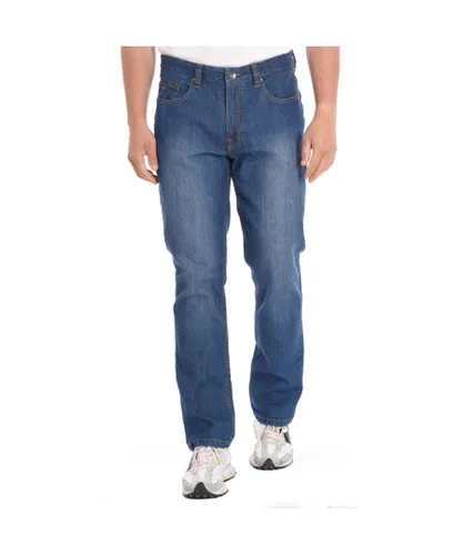 Daniel Hechter Mens Long Pants 171359-26070 - Blue Cotton