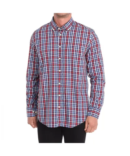 Daniel Hechter Mens Long sleeve shirt 182642-60511 - Multicolour Cotton