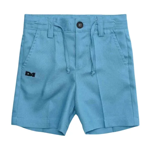 Daniele Alessandrini , Avion Blue Kids Bermuda Shorts ,Blue unisex, Sizes: