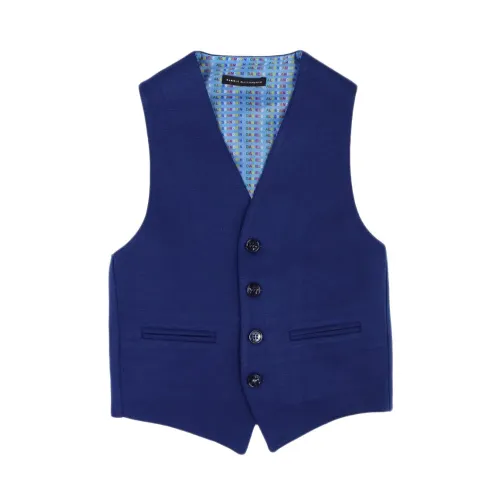 Daniele Alessandrini , Blue Tasmania Wool Jacket ,Blue male, Sizes:
