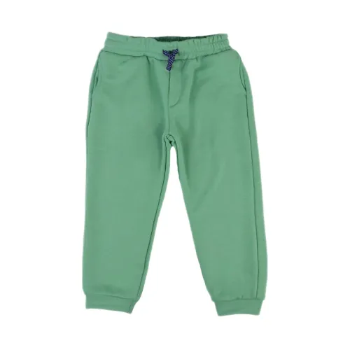 Daniele Alessandrini , Green Aqua Cotton Elastic Sweatpants ,Green male, Sizes: