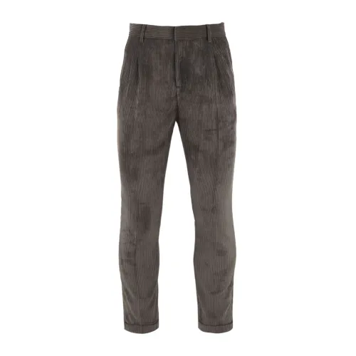 Daniele Alessandrini , Grey Trousers with Model P4037N11174306 ,Gray male, Sizes: