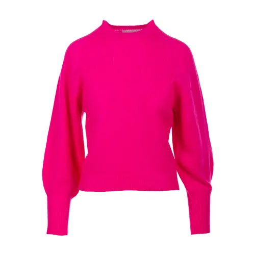 Daniele Fiesoli , Fuchsia Sweater with Paricollo Detail ,Pink female, Sizes: