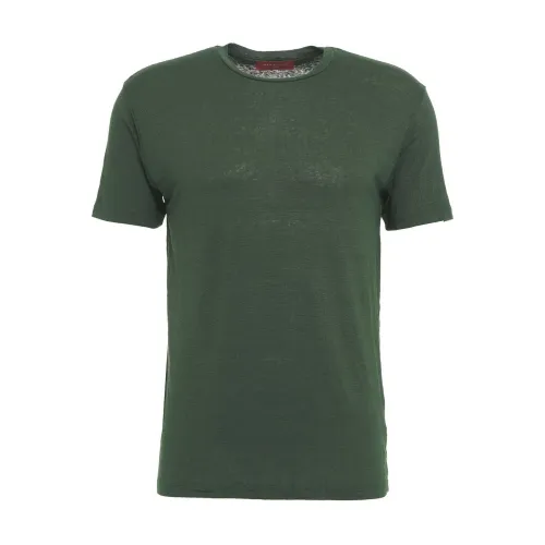 Daniele Fiesoli , Men's Clothing T-Shirts & Polos Green Ss24 ,Green male, Sizes: