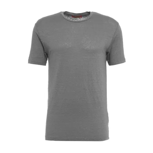 Daniele Fiesoli , Men's Clothing T-Shirts & Polos Grey Ss24 ,Gray male, Sizes: