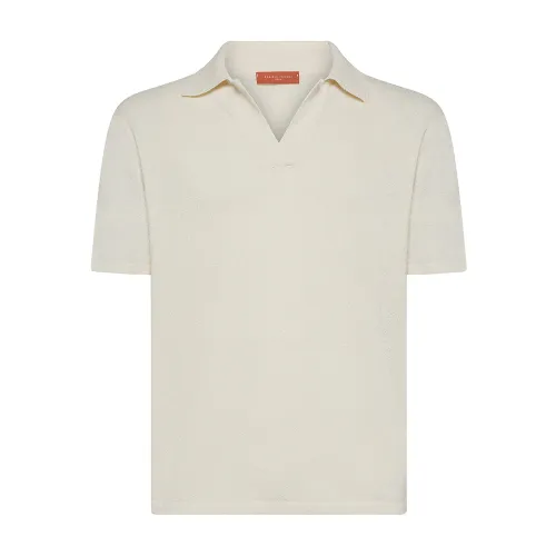 Daniele Fiesoli , White Cotton Polo Shirt ,White male, Sizes: