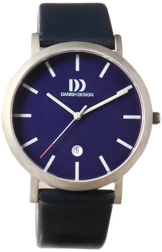 Danish Design Mens Quartz Watch with Blue Dial Analogue