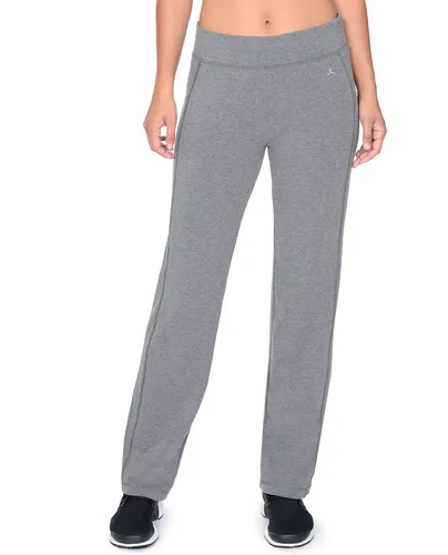 Danskin Women's Sleek-Fit Yoga Pant - Grey - Large