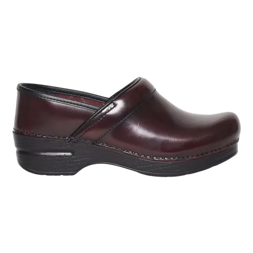 Dansko , Classic Brown Leather Slip-On Shoes ,Brown female, Sizes:
