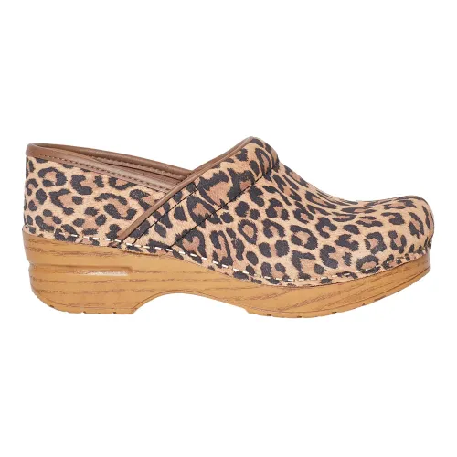 Dansko , Leopard Print Slip-On Shoes ,Multicolor female, Sizes: