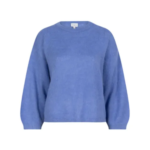 Dante 6 , Alpaca Blend Back Opening Sweater ,Blue female, Sizes: