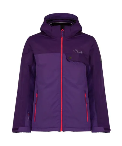 Dare 2B Boys Declared Waterproof Breathable Ski Jacket - Purple