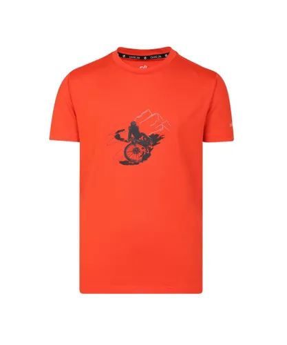 Dare 2B Childrens Unisex Childrens/Kids Amuse Cycling T-Shirt (Trail Blaze Orange)