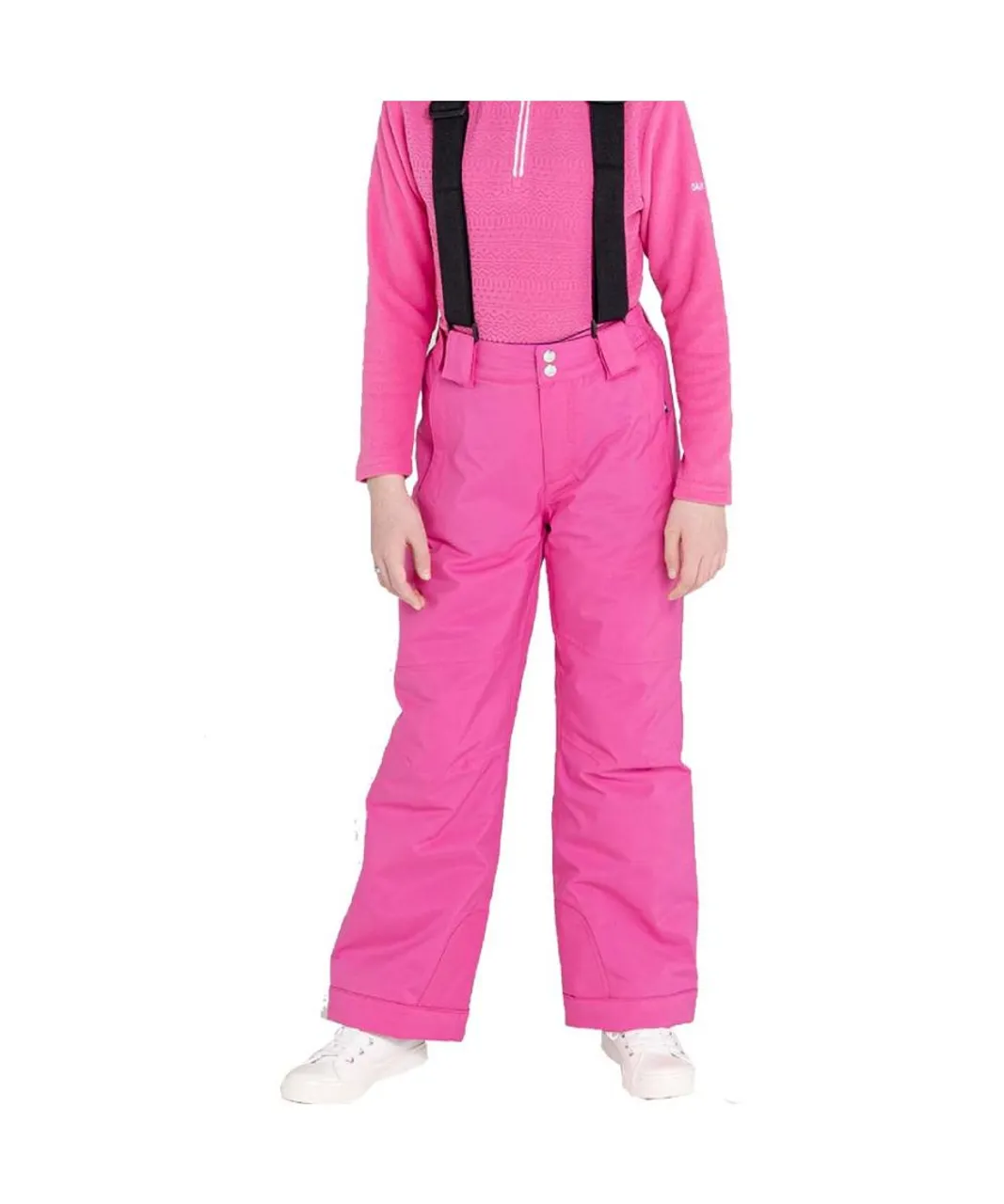 Dare 2B Girls Outmove II Waterproof Ski Trousers - Pink
