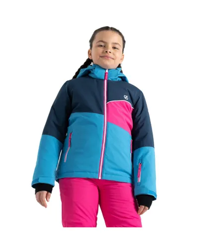 Dare 2B Girls Steazy Full Zip Padded Waterproof Ski Jacket - Blue