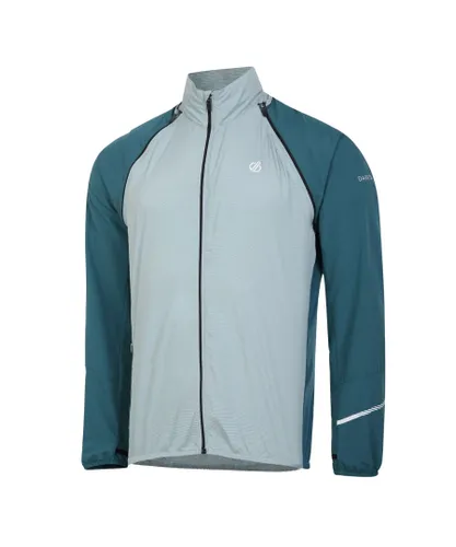 Dare 2B Mens Oxidate Windshell Jacket (Slate/Meadowbrook Green) - Grey