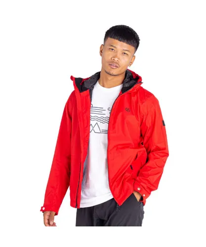 Dare 2B Mens Stay Ready Waterproof Breathable Jacket - Red