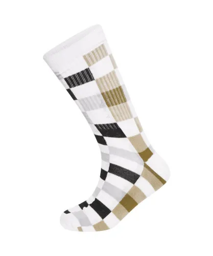 Dare 2B Unisex Adult Henry Holland Checkerboard Socks (Pack of 2) (White)