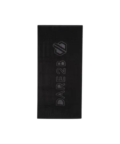 Dare 2B Unisex Adult Logo Gym Towel (Black) - One Size