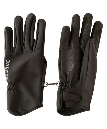 Dare 2B Unisex Adult Pertinent II Suede Trim Gloves (Black)