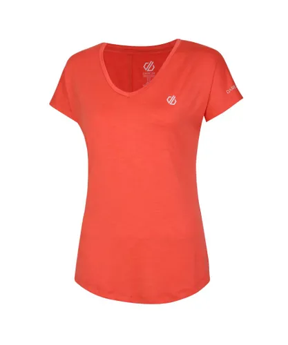 Dare 2B Womens/Ladies Active T-Shirt (Neon Peach)