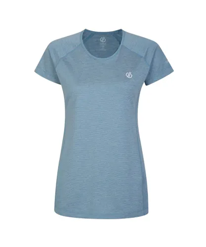 Dare 2B Womens/Ladies Corral Marl Lightweight T-Shirt (Niagra Blue)