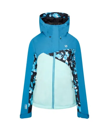 Dare 2B Womens/Ladies Determined Blossom Ski Jacket (Dark Methyl Blue/Black)