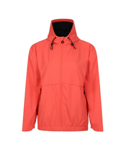 Dare 2B Womens/Ladies Fleur East Swift Lightweight Waterproof Jacket (Neon Peach)