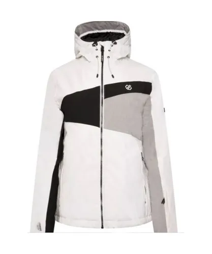 Dare 2B Womens/Ladies Ice Gleam III Ski Jacket (White/Black)