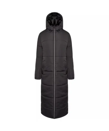 Dare 2B Womens/Ladies Reputable Long Length Padded Jacket (Black)